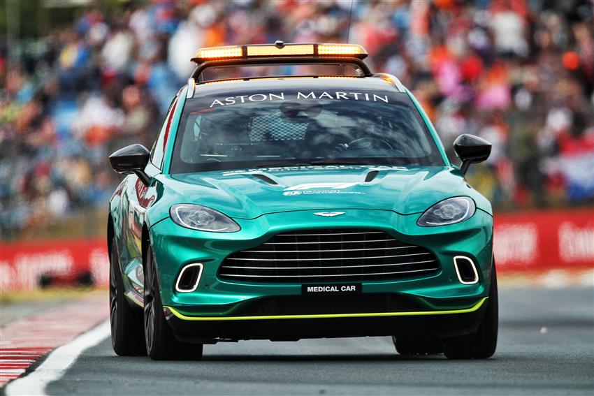 Aston Martin safety car